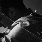 Evidence of violent crime is key. In this picture, a stressed person who is struggling with the consequences of a violent crime